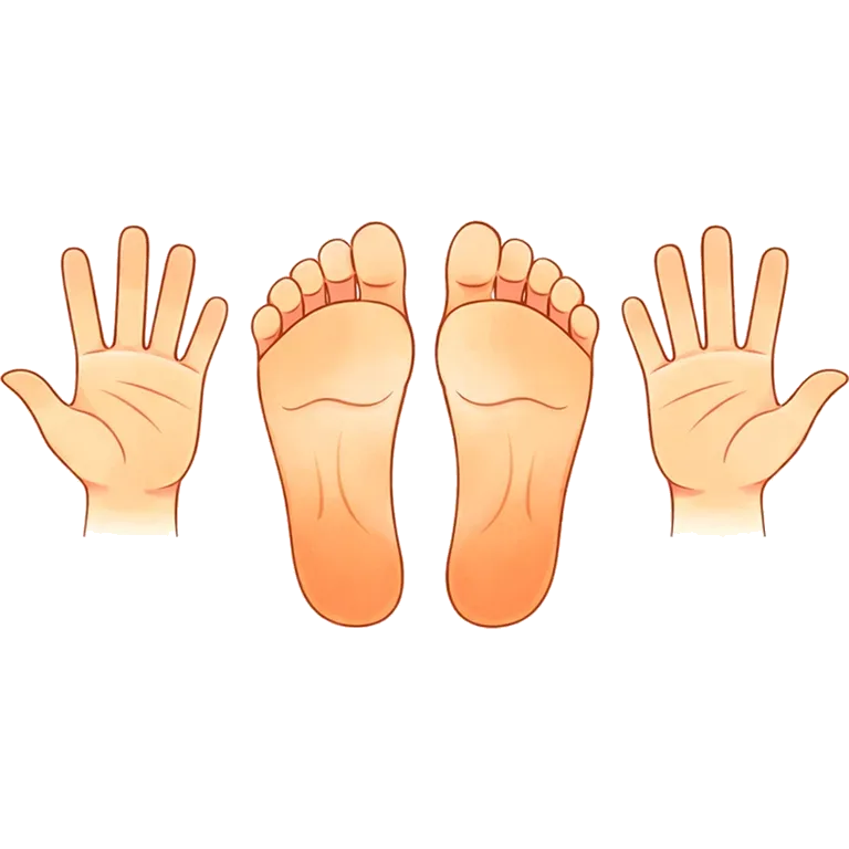 hands and feet