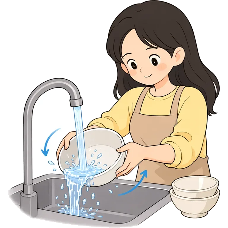 to rinse
