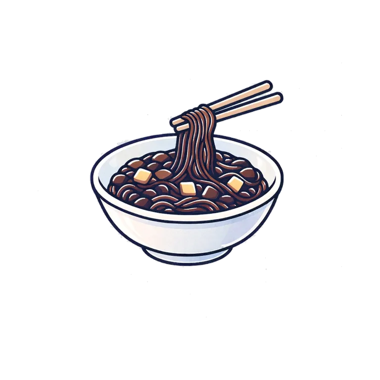 black bean noodles