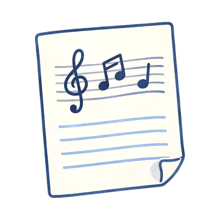 sheet music