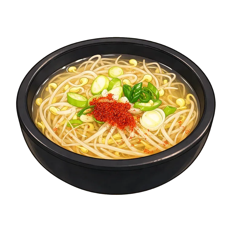 bean sprout soup