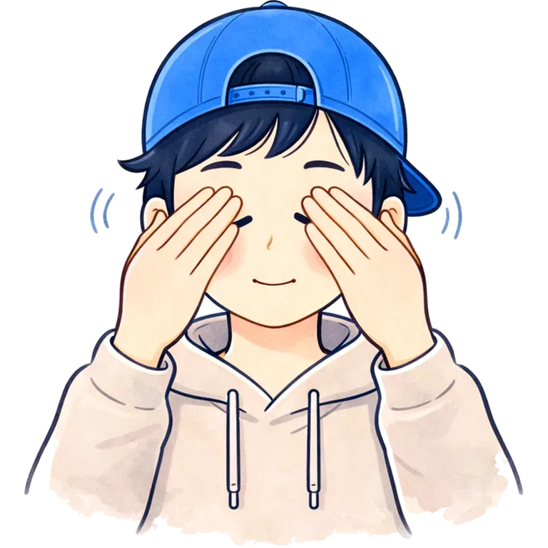to close one's eyes