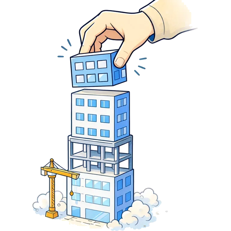 to be built