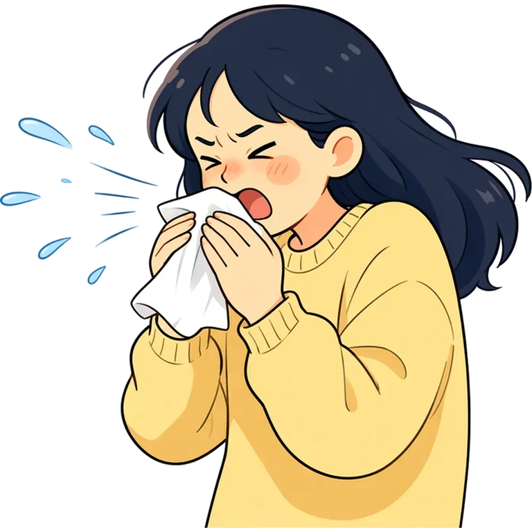 to sneeze