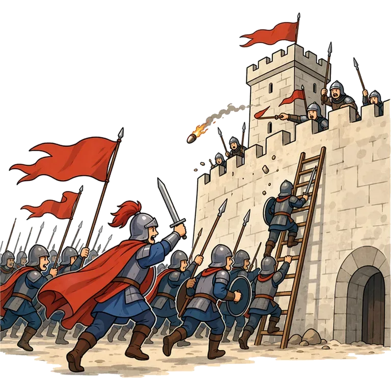 to invade