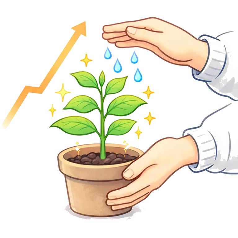 to grow