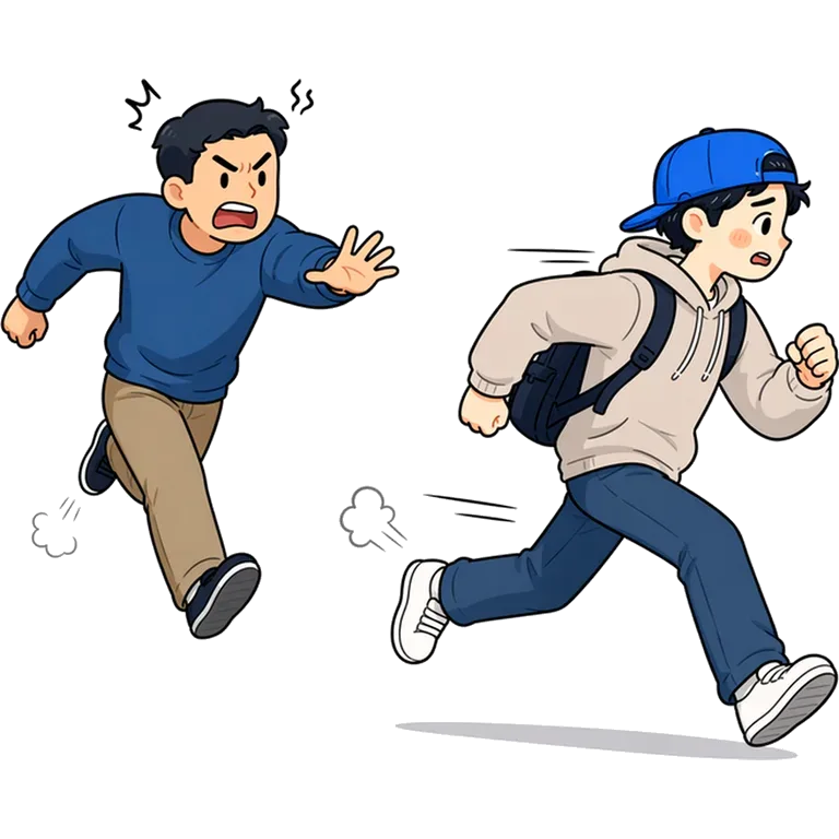 to run away
