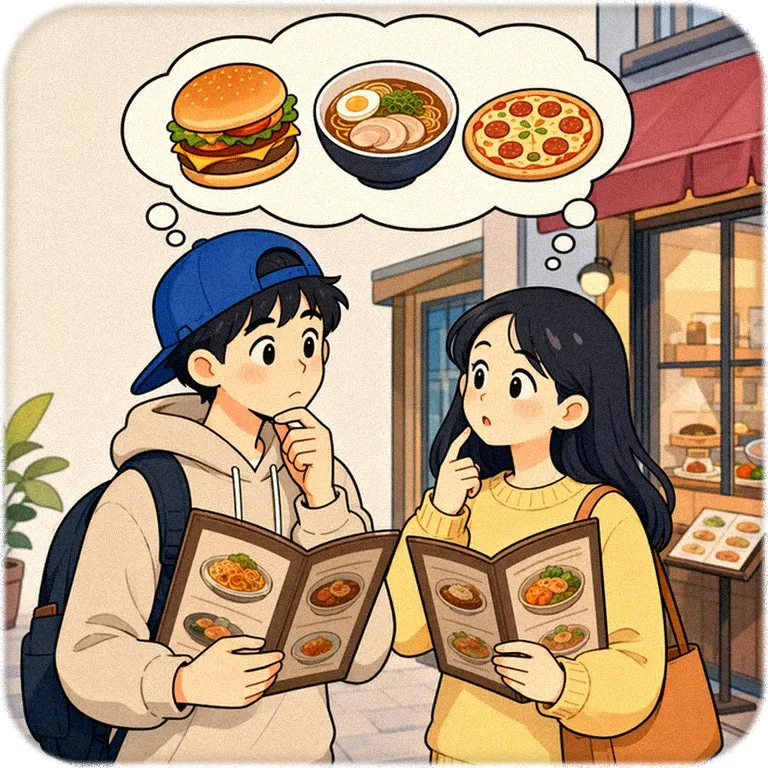I'm hungry, what to eat?