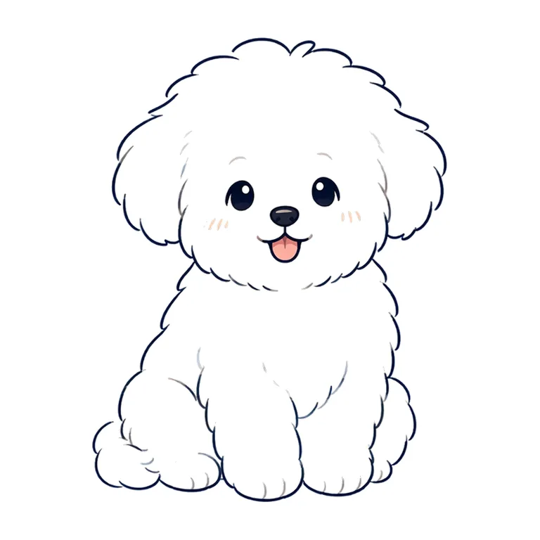 white dog