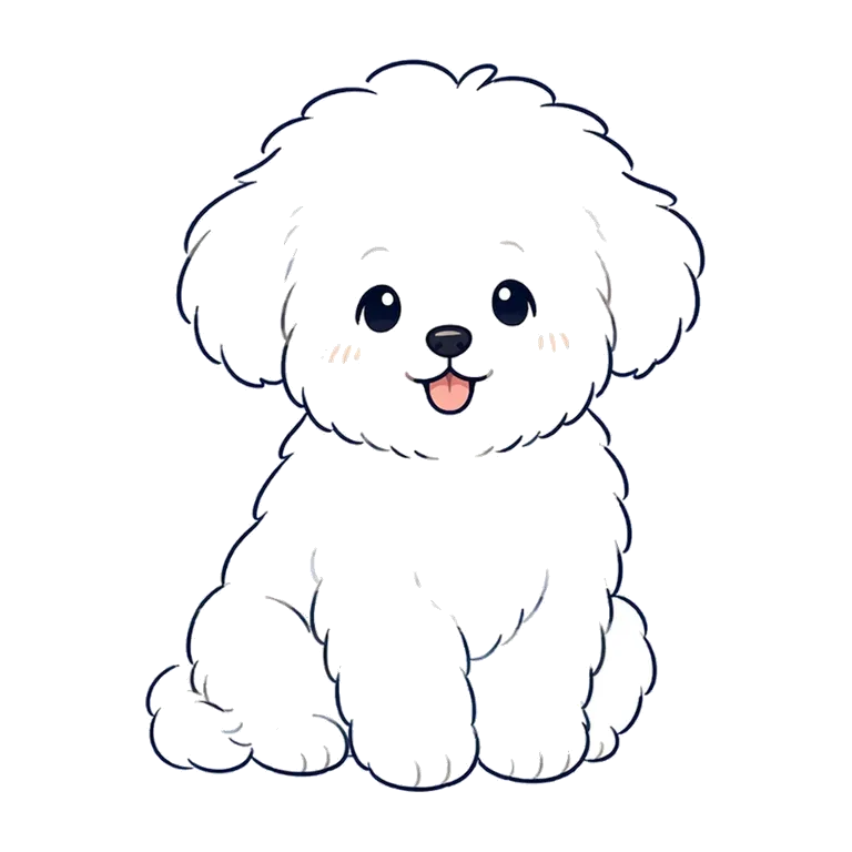 white dog