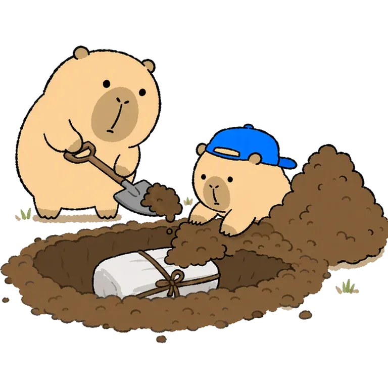 to bury