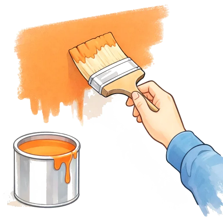 to paint