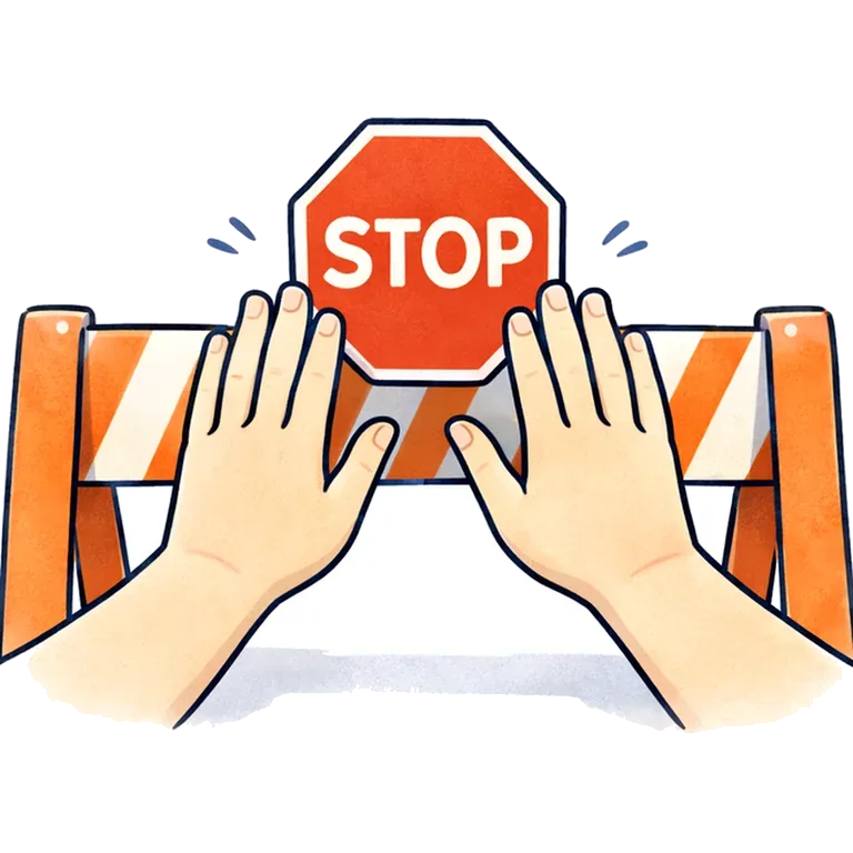 to block