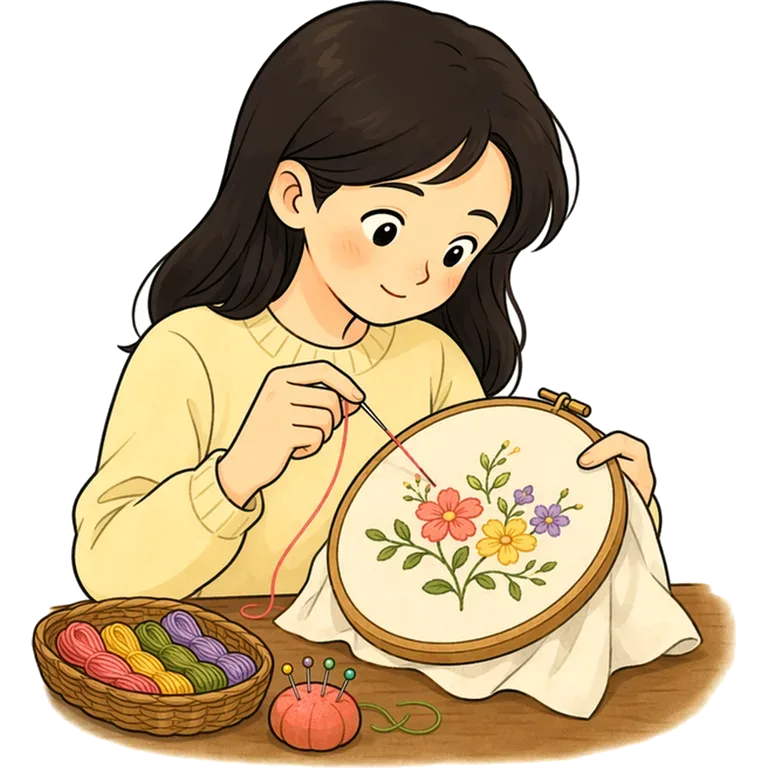 to embroider