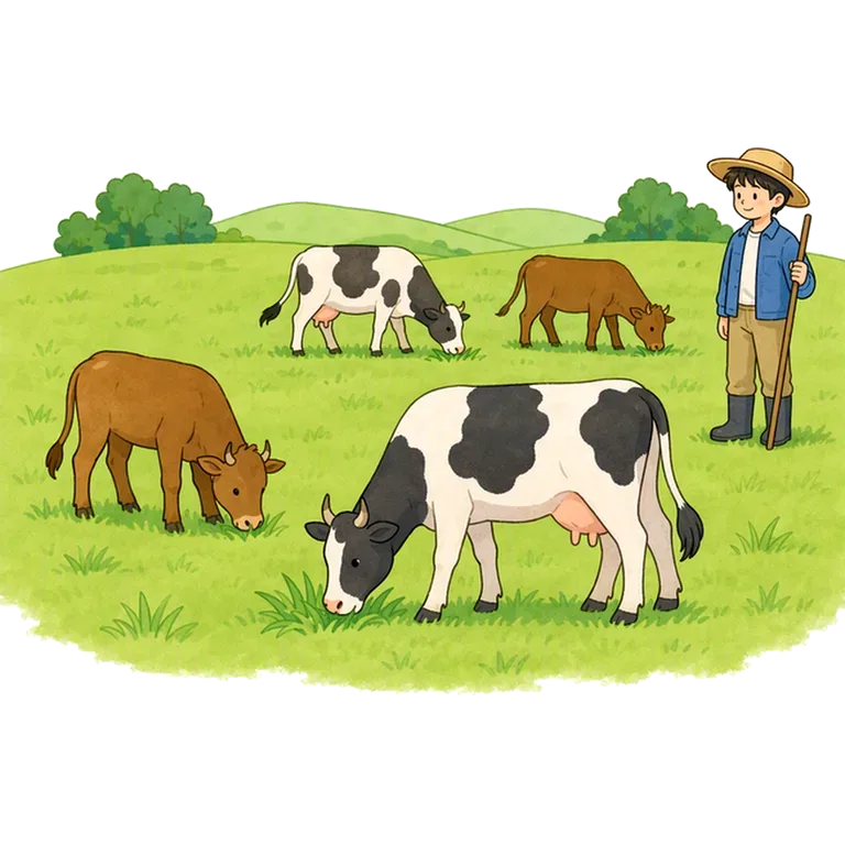 to pasture