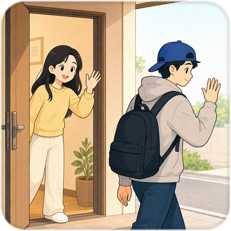 Goodbye (to someone leaving)