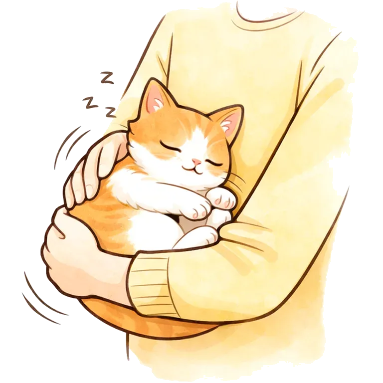 to hold in one's arms