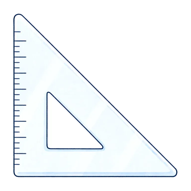 triangle ruler