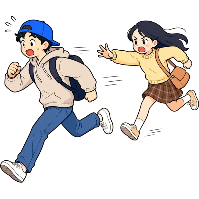 to come chasing
