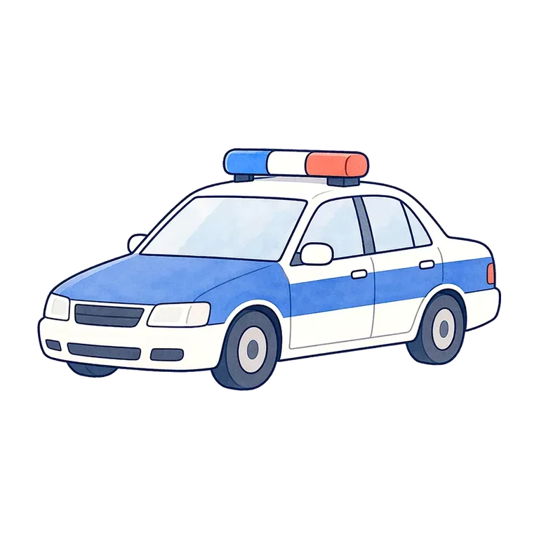 police car