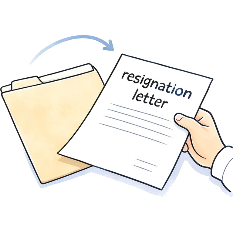 resignation letter