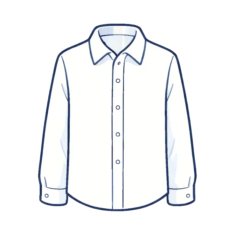 white shirt