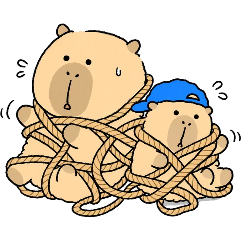 to get tangled