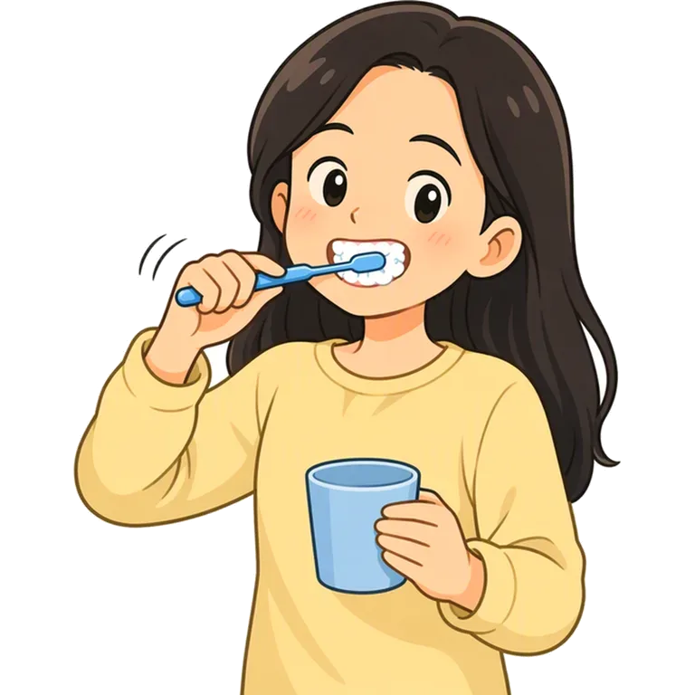 to brush teeth