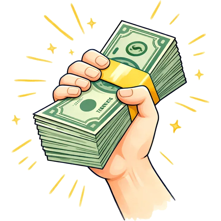 large amount of money