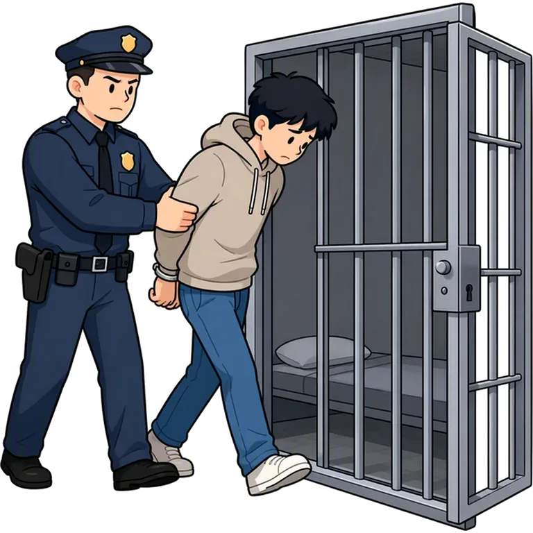 to be jailed